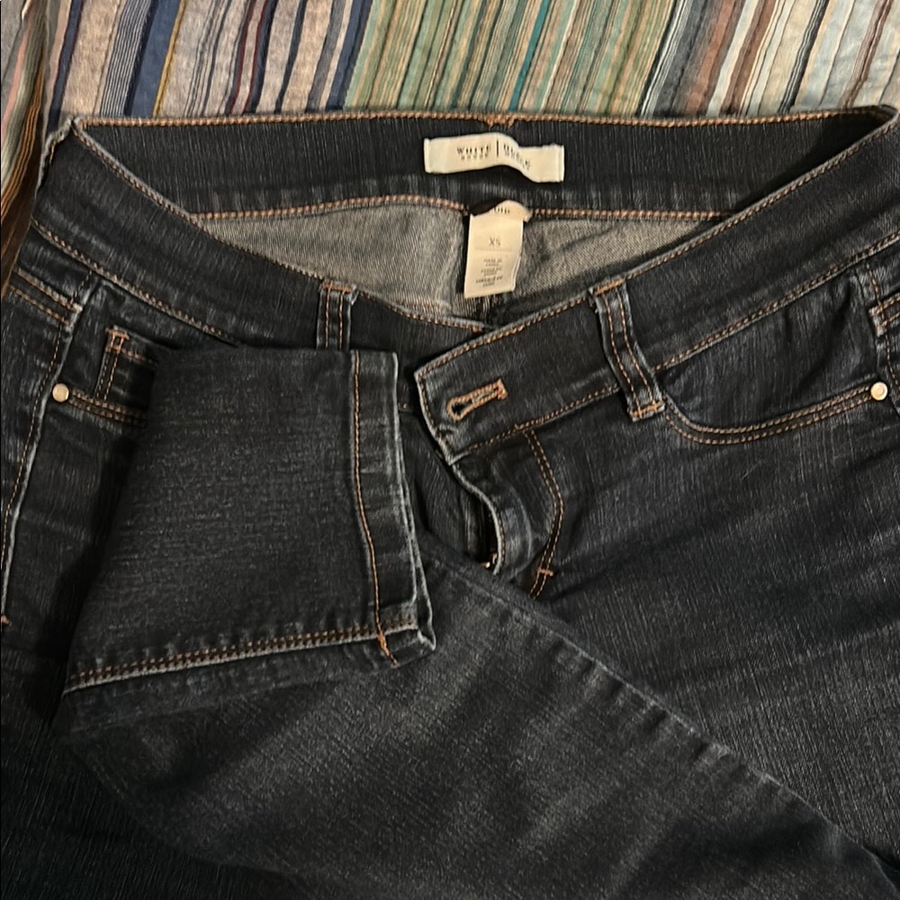 White House Black Market Blue Skinny Jeans Classic Denim